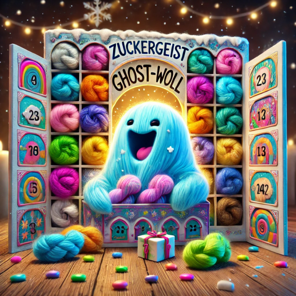 Adventskalender Sockenwolle „Giftige Versuchung„