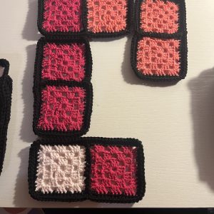 Häkelanleitung Domino Spiel